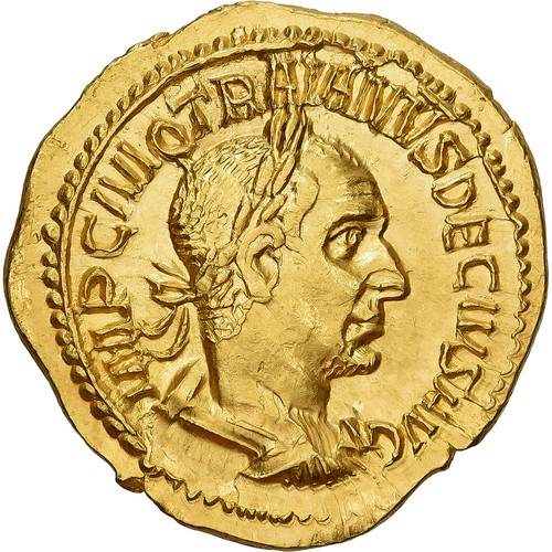 Trajan decius aureus - trajan,