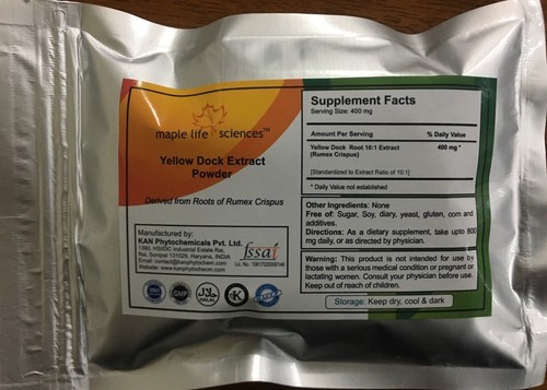 Yellow dock root extract - yellow,