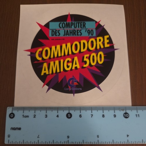 Amiga 500 werbe aufkleber - 500, *