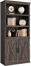 Bücherregal mit türen - bücherregal, 2