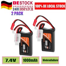 2Pack 7.4V Lipo Battery