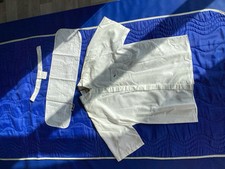 Turnier Reitbluse Weiß 40 mit Plastron