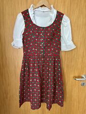 Echtes Dirndl aus Oberbayern mit Bluse und zwei Schürzen in gelb sowie grün