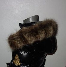 Waschbär Pelz Kapuze Kragen