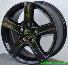 4 Neu 16 Zoll Alufelgen VW Amarok T7 T6.1 T6 T5 Multivan Borbet CWD black glossy