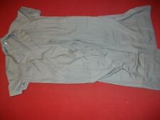 Arbeitskittel  Berufskittel  Gr. 46 Damenkittel Kittel  grau Damen  kurzarm 