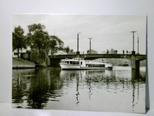Schiffe. MS " Brandenburg " unter der Jahrtausendbrücke. VEB Verkehrsbetriebe Br