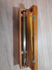 Mikrotom / Messer , sehr scharf, gebraucht, Klinge ca 24 cm lang, Holzschachtel