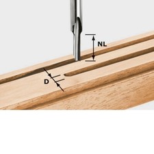 Festool Nutfräser HS S8 D 3/8
