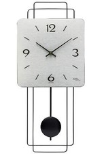 AMS -Pendeluhr Silber Schwarz