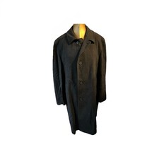 Bugatti Mantel Trenchcoat Gr. 54, schwarz, Schurwolle, Kaschmir
