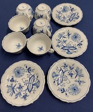Antikes Teeservice 6-teilig Zwiebelmuster Porzellanmanufaktur Meißen Selten