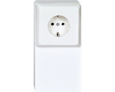 Steckdose mit Geräteträger