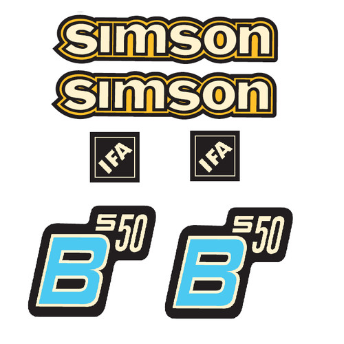 Simson s50b ifa - simson, blau