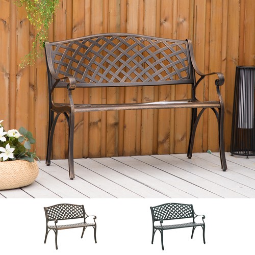 Aluguss outdoor gartenbank - aluguss,