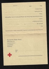 AM573) Aus Auflösung Spezialsammlung: Deutsches Reich Karte Rotes Kreuz RedCross