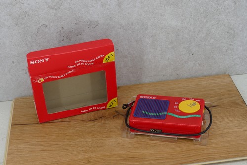 Sony icf radio - sony, rot