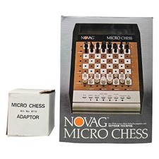 Novag Micro Chess Mini-Schachcomputer mit Sensor Technik Neuwertig Netzteil OVP