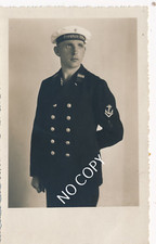 Foto Marine Porträt Ober Maat Erich Fahrenkamp Kreuzer Köln  X156