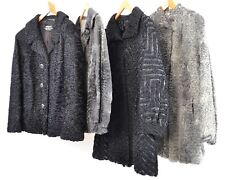 K32 Konvolut Breitschwanz Persianer Jacke Pelzjacke Echt Pelz Swakara Felle