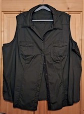 Leichte Weste in khaki, Gr