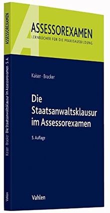 Die staatsanwaltsklausur - die, im