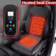 Beheizbare Sitzauflage Sitzheizung Auto PKW 12V 24V Lendenwirbelstütze Universal