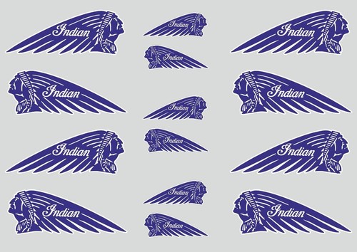 Indian war motorhaube - war, motorrad