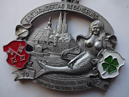 älterer metallanhänger - metallanhänger, "