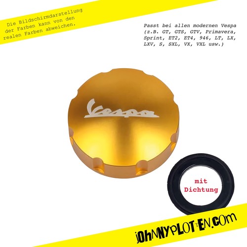 Vespa tankdeckel logo - m.,