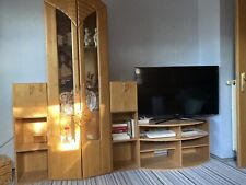 Anbauschrankwand aus Echtholz , Kirsche