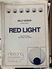 Red light Billy Ocean Findon Les Charles Intersong Solo Akkordeon Noten