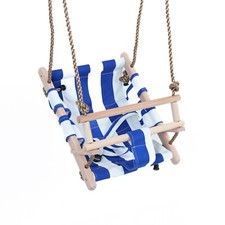 Babyschaukel Kapitän Babysitz Schaukelsitz, blau-weiß