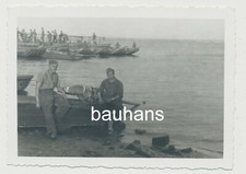 Foto Mykolajiw Nikolajew Pontons Sturmboot Fluß Wehrmacht  2.WK (3892x)