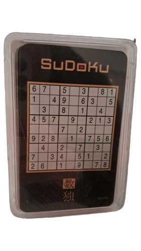 Sudoku kartenspiel - sudoku,