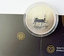 1 oz Krugerrand -Silbermünze - 2017 - premium mit Zertifikat