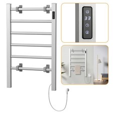 Badheizkörper Silber Handtuchwärmer Heizkörper Elektrisch 100w Handtuchtrockner
