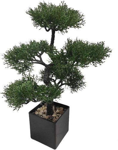 Kunstpflanze bonsai grün - grün, 40