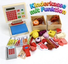 Kinder Holz Kasse mit Display