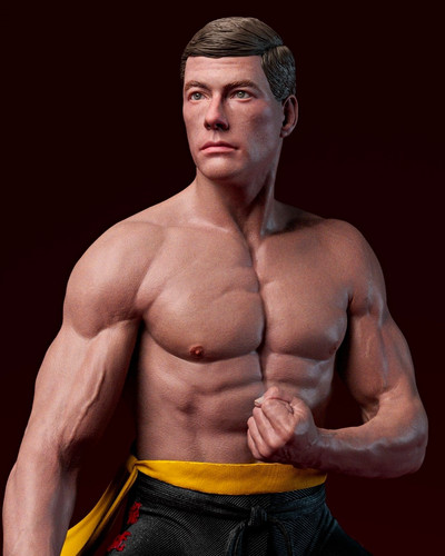 Frank dux statue - statue, jean