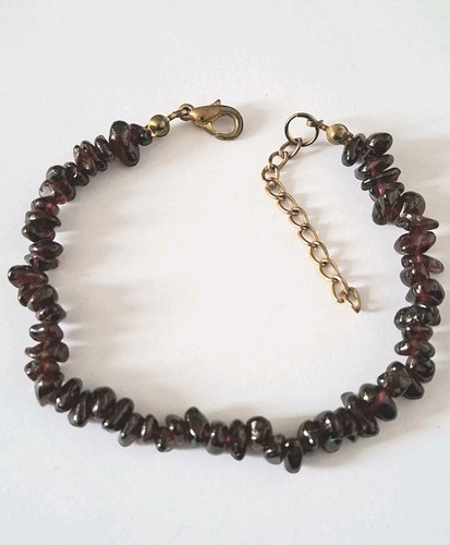 Vintage granat armband 19 cm - vintage,