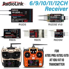 RadioLink RC-Empfänger R12DS R12DSE R9DS R6DS für RC AT10II/AT10/AT9-Sender