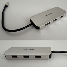 Laptop Dockingstation USB C Dock Dual HDMI 4K DP VGA 3xUSB2.0 für vier Monitore