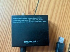 Audio Extractor Converter, HDMI on HDMI + Audio (SPDIF + RCA Stereo)