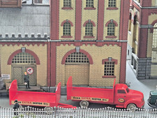 LEGO Bedford LKW mit Anhäger Esso Motor Oil 60er Vintage Metallräder ohneOVP2509