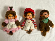 3 x Monchhichi Mädchen