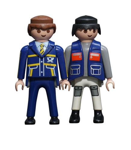 Playmobil figur postbote - figur,