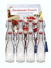 18 Leere Glasflaschen mit