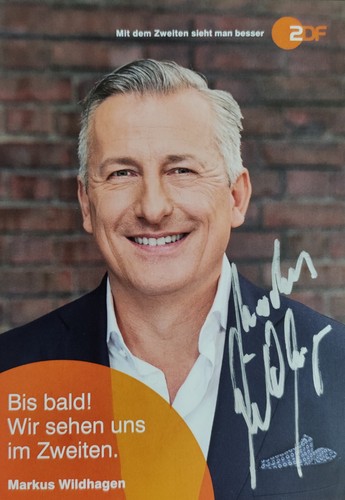 Markus wildhagen autogramm - wildhagen,