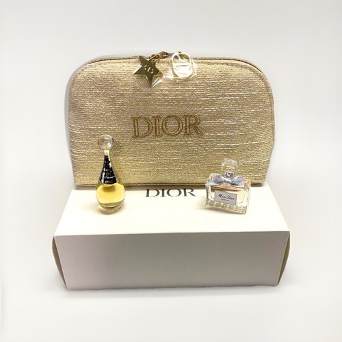 Dior gold makeup clutch tasche - dior,